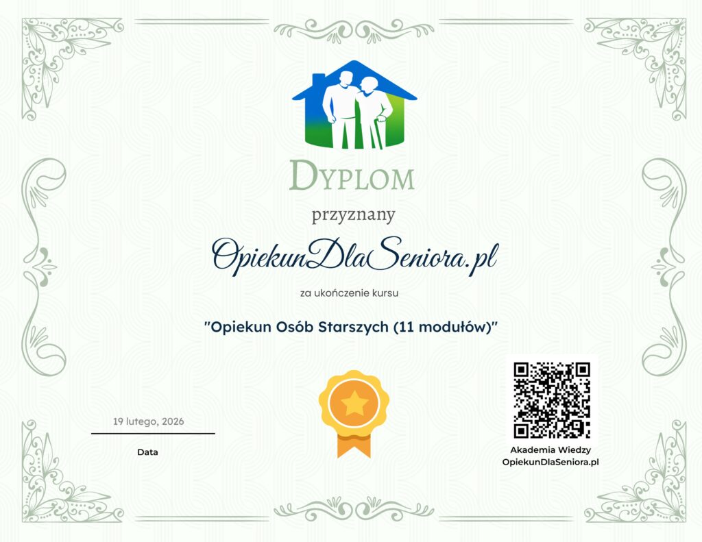 Kurs opiekun osób starszych