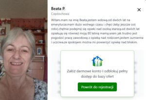 Login 4 Przykładowy profil opiekuna3