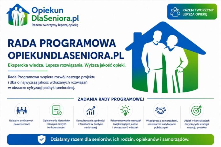 Read more about the article Rada Programowa OpiekunDlaSeniora.pl