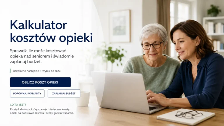 Read more about the article Kalkulator Kosztów Opieki Domowej